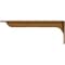 Ekena Millwork Embrey Steel Bracket, Hammered Gold 2"W x 18"D x 6 1/2"H BKTM02X18X06EBHGO - alternate 4